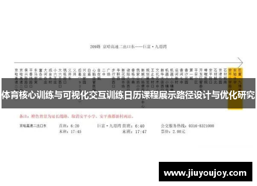 体育核心训练与可视化交互训练日历课程展示路径设计与优化研究